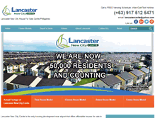 Tablet Screenshot of lancastercavite.com